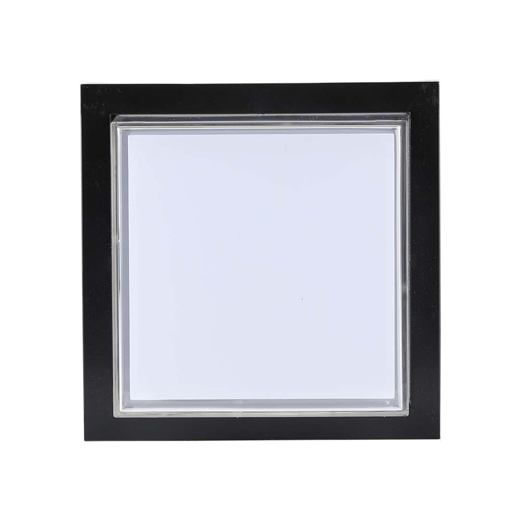 Lampada LED Muro Quadrata 12W 3000K IP65 Nera V-TAC