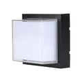Lampada LED Muro Quadrata 12W 3000K IP65 Nera V-TAC