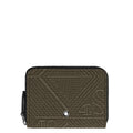 Montblanc portafoglio con cerniera 2 scomparti mini 4810 kaki verde 220263