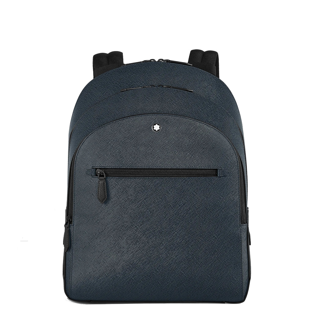 Montblanc zaino medio con 3 scomparti Sartorial tweed blu 220335