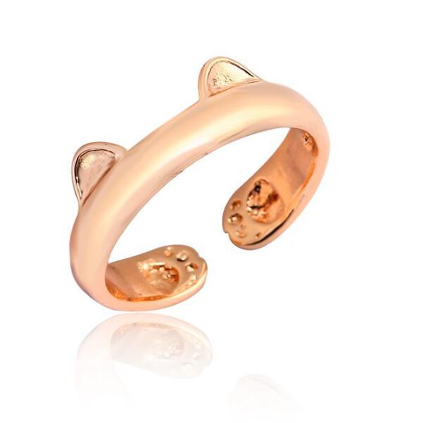 Set di anelli "Classy Cat" in stile premium