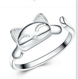 Set di anelli "Classy Cat" in stile premium