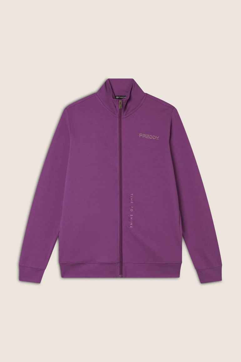 Freddy Felpa Comfort in Jersey con Zip e Collo Alto S25WCRS2