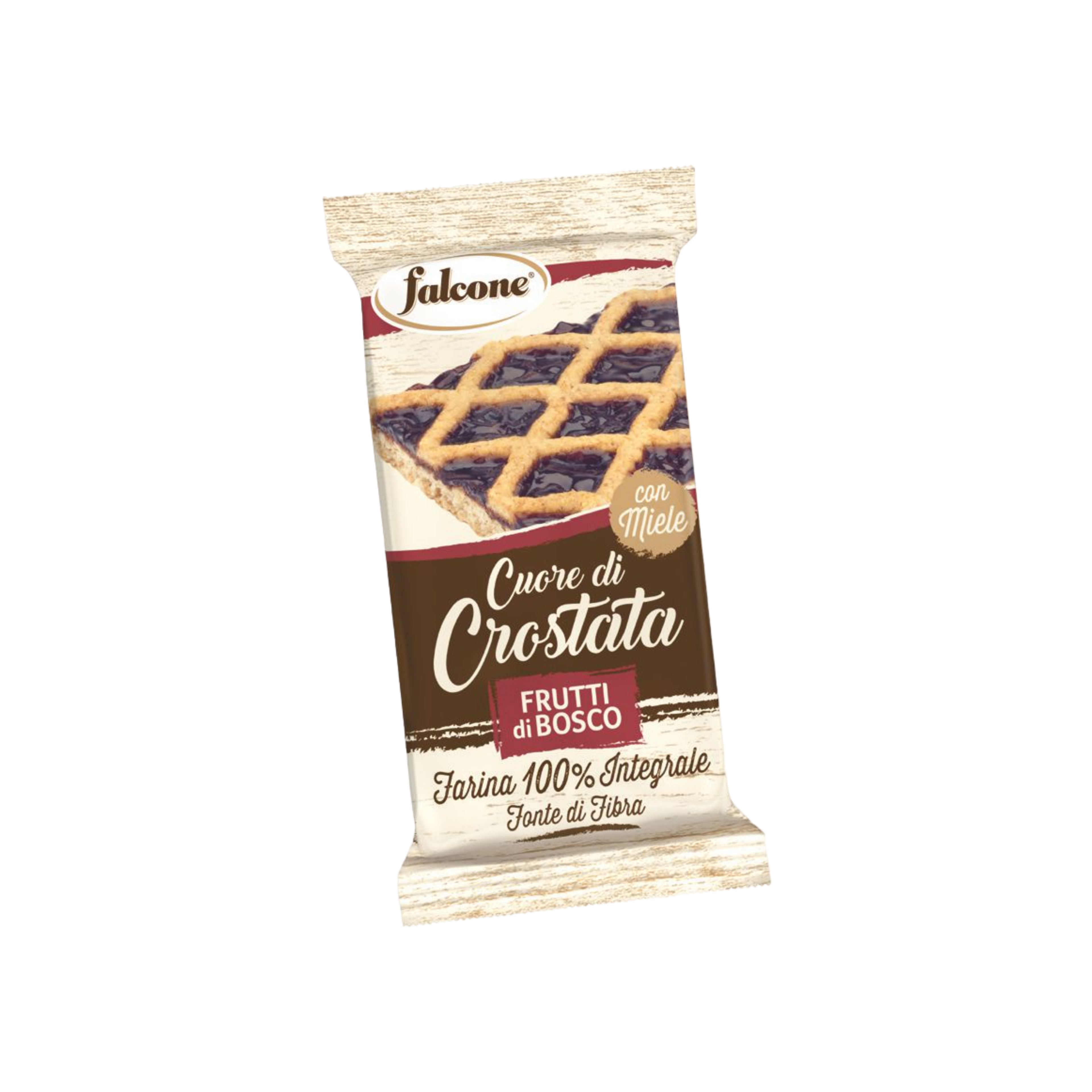 Crostatina integrale ai frutti di bosco  da 60g - Confezione da 44 pezzi