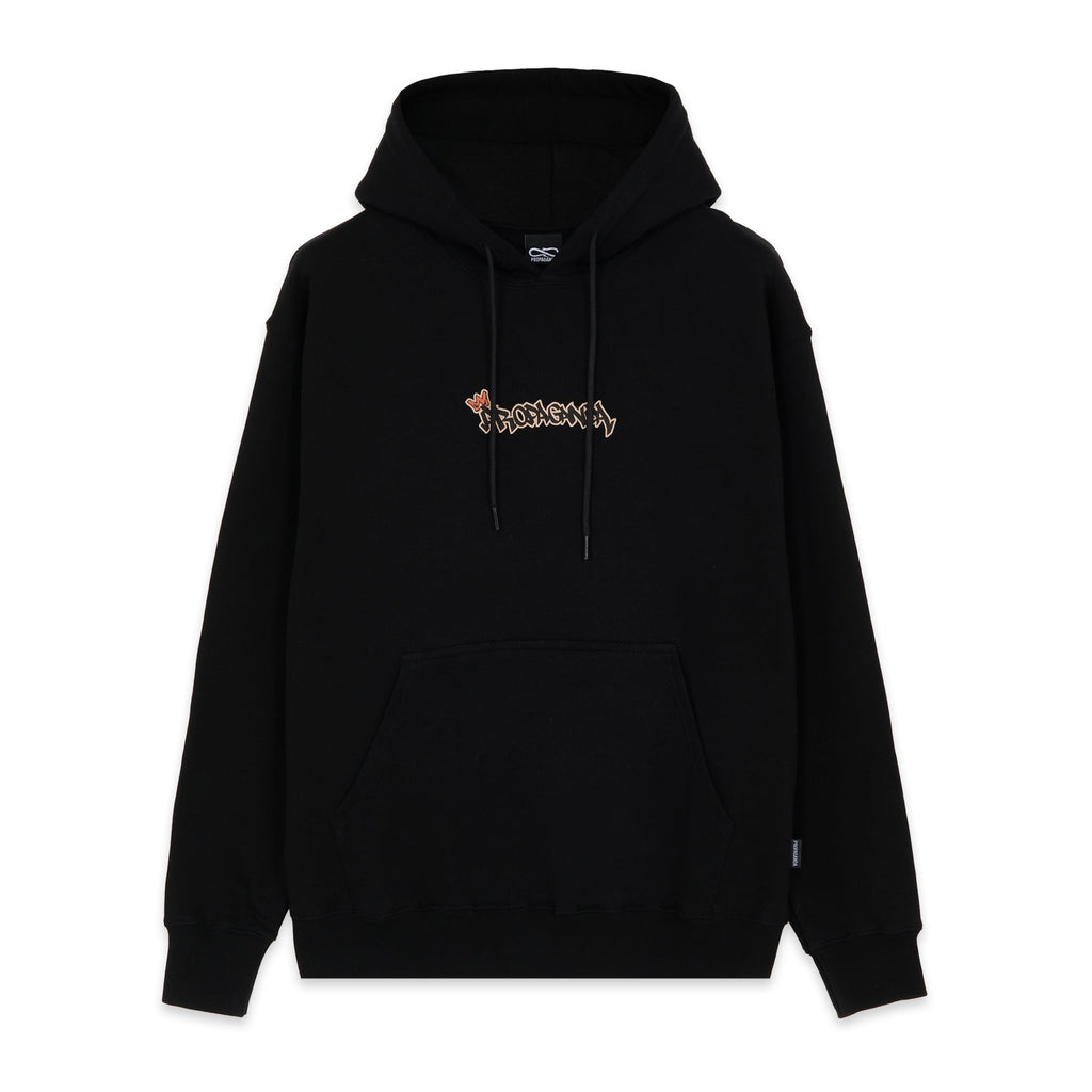 Propaganda felpa con cappuccio e tasche a marsupio Prince Hoodie 22FWPRFE744-01 black