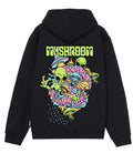 Mushroom Felpa con cappuccio in cotone con stampa 22FWMU21004-01 black