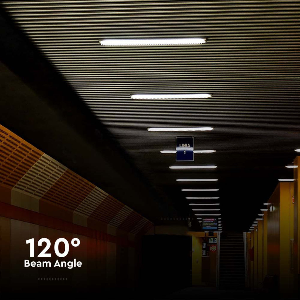 V-Tac Plafoniera LED 18W 60cm IP65 4000K Collegabile Serie L