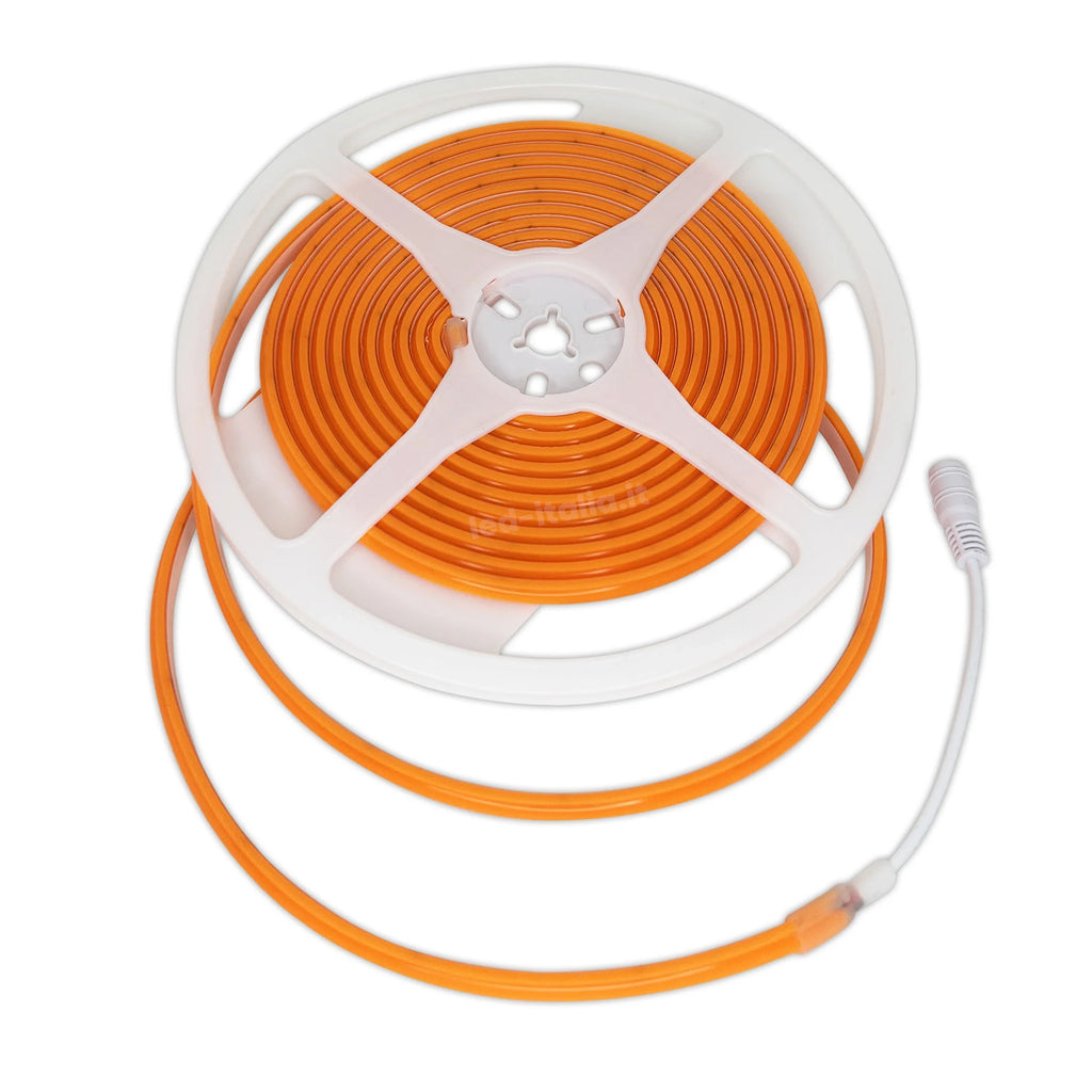 V-Tac Strip LED COB 24V 10W/m Ambra IP67 5m Flessibile Impermeabile