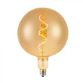 Lampadina LED E27 4W Filamento a Spirale G200 Ambrato 2700K