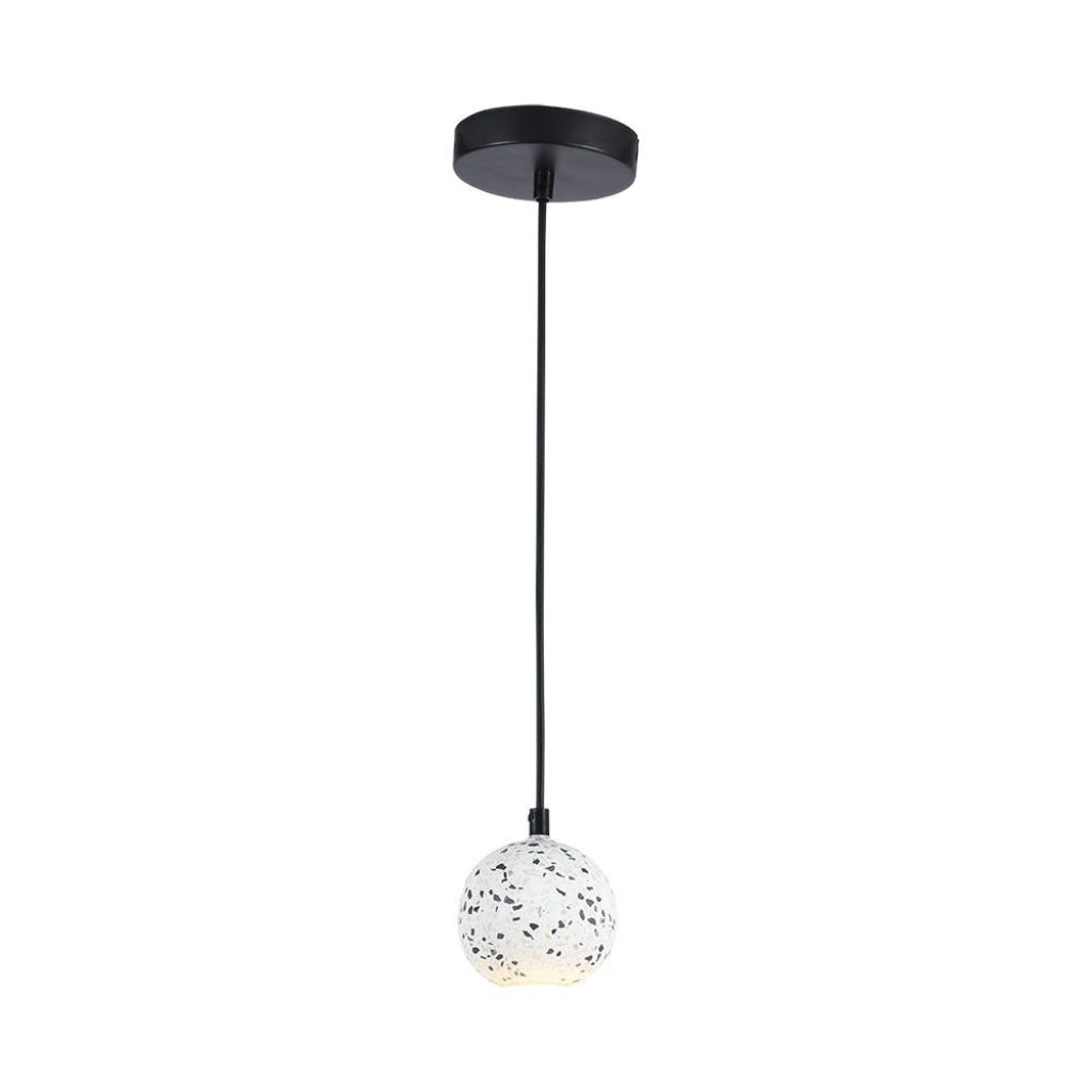 Lampada a Sospensione LED con Attacco G9 – Marmo, Nero