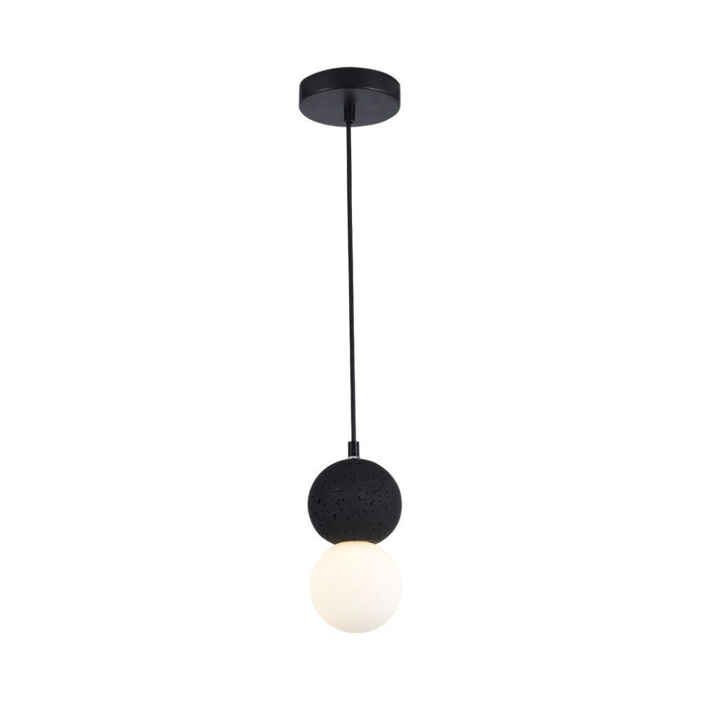 Lampadario a Sfere LED con Attacco G9 – Nero/Bianco