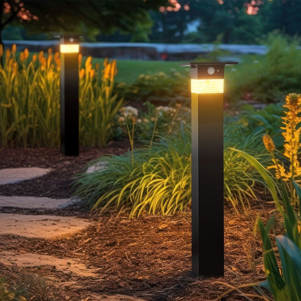 Piantana Solare LED da Giardino 3W con Sensore PIR 3000K IP54
