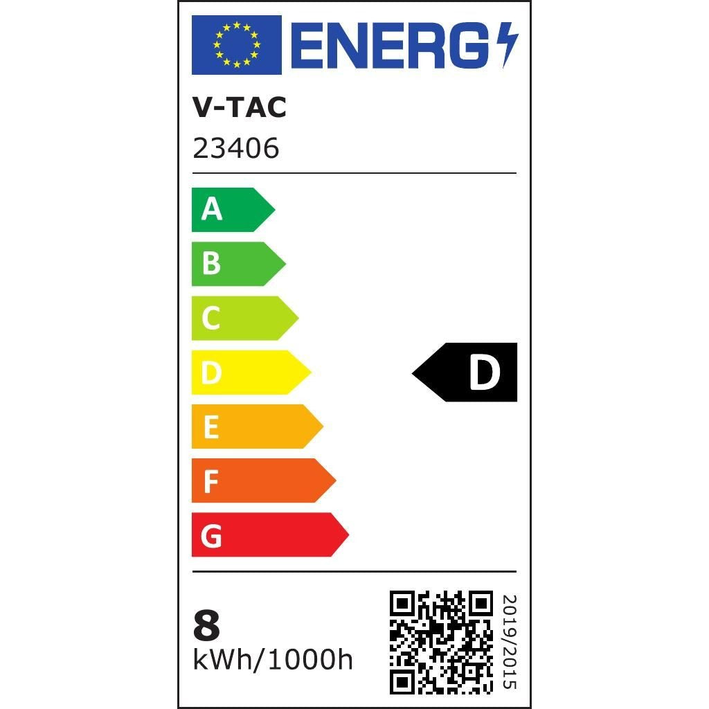 Applique LED V‑TAC 8 W USB 3000 K Regolabile – Metallo Nero