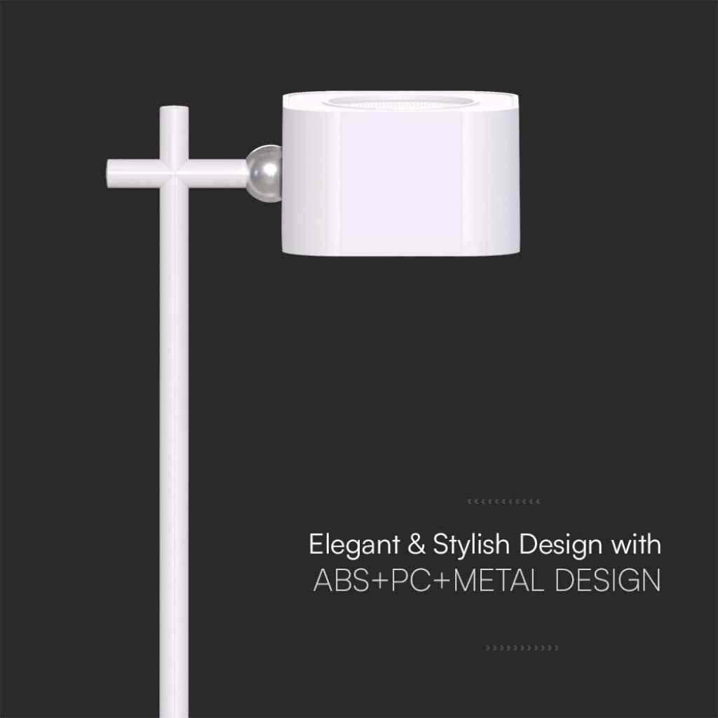 Lampada LED da Tavolo Magnetica 3W Ricaricabile USB‑C Bianca