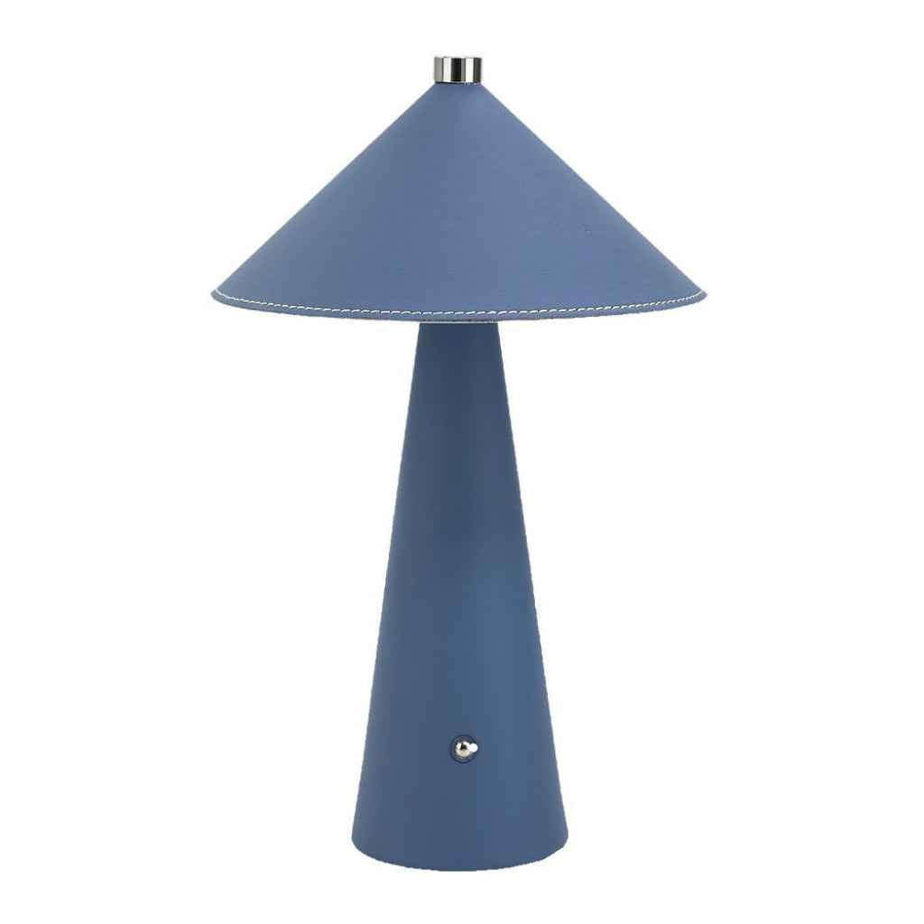 Lampada LED da Tavolo 3W Blu Ricaricabile Touch Dimmer 3in1