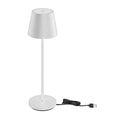 Lampada LED da Tavolo 15W Bianca con Dimmer Touch e Ricarica Wireless