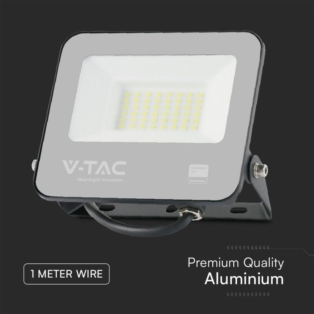 Faro LED 30 W SMD Samsung – Nero, 3000 K, IP65
