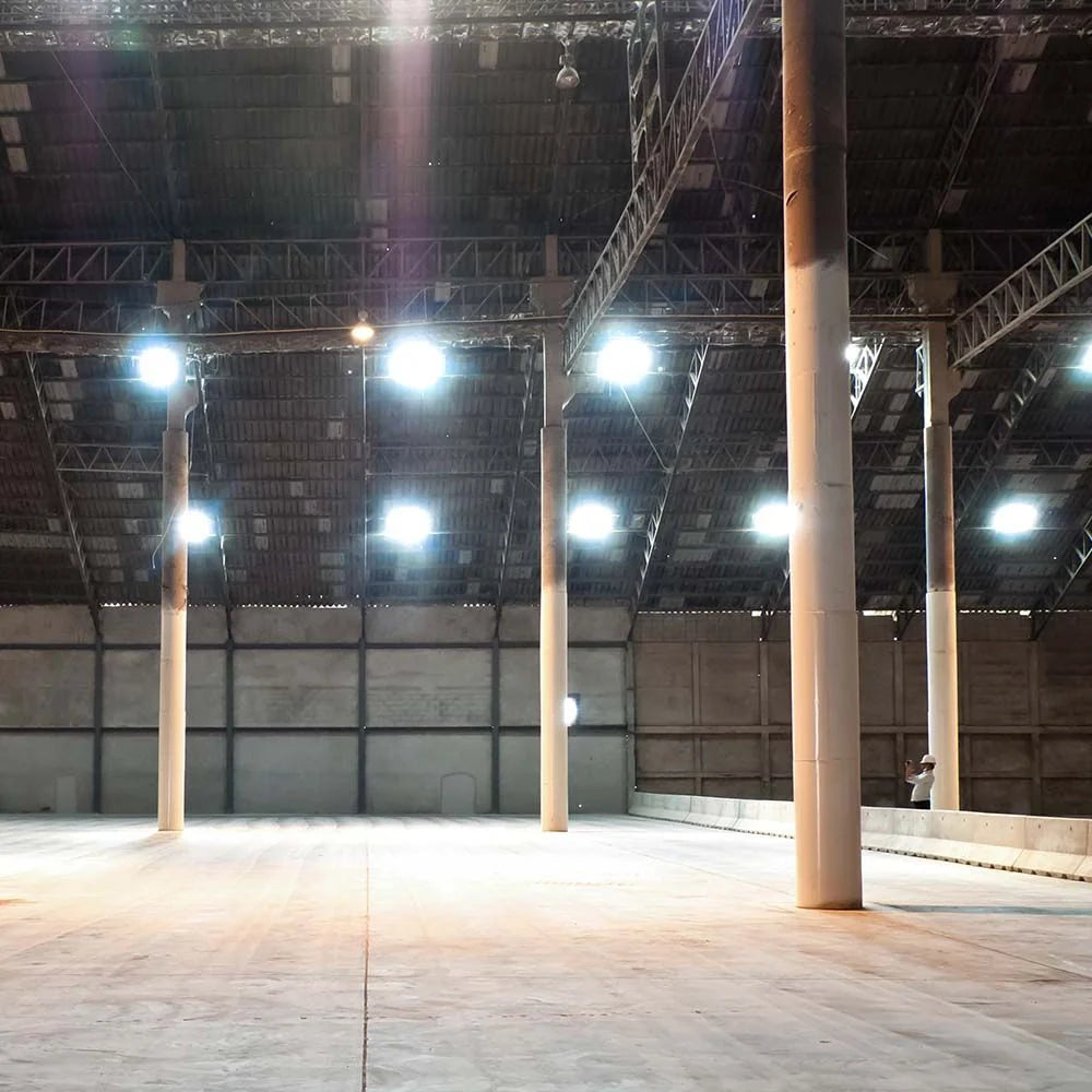 Campana LED UFO 100W CCT 3in1 IP65 con Interruttore | Grigio