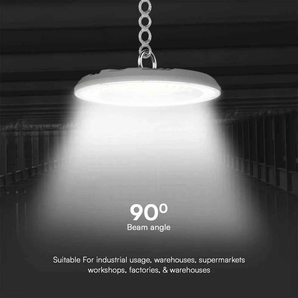 Campana LED UFO 150W CCT 3in1 IP65 con Interruttore | Grigio