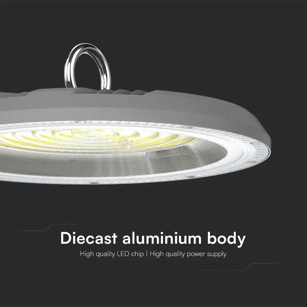 Campana LED UFO 150W CCT 3in1 IP65 con Interruttore | Grigio