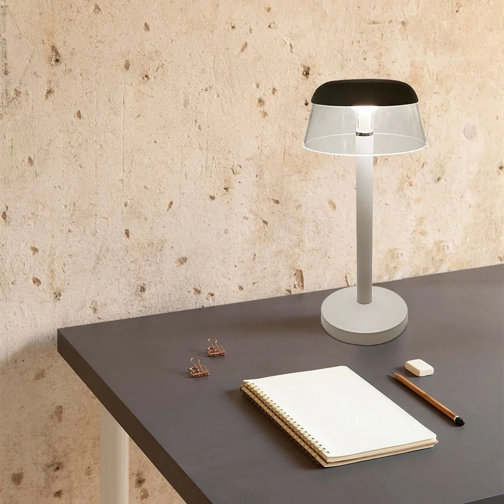 Lampada LED Tavolo 3W Ricaricabile USB-C Touch CCT Bianca V-TAC