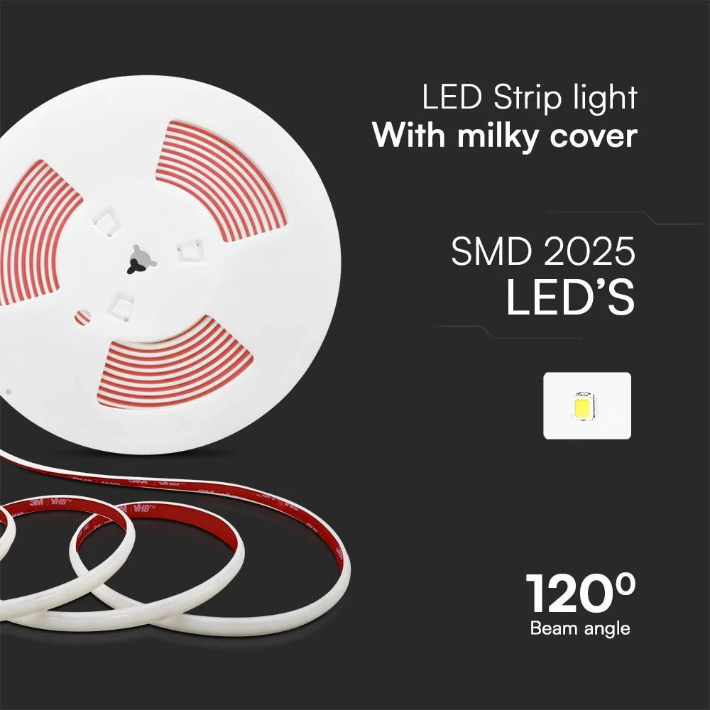 Strip LED 220V COB 3000K IP65 10m con Spina | 286 LED/m