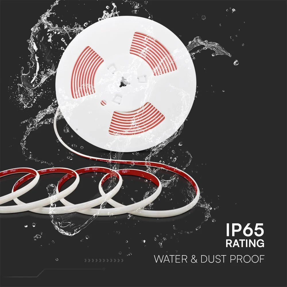 Strip LED 220V COB 3000K IP65 10m con Spina | 286 LED/m
