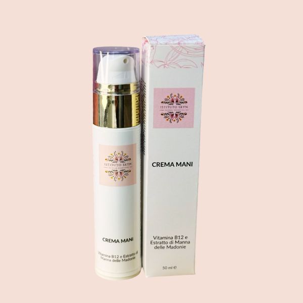 Crema Mani Vitamina B12 ed Estratto di Manna delle Madonie