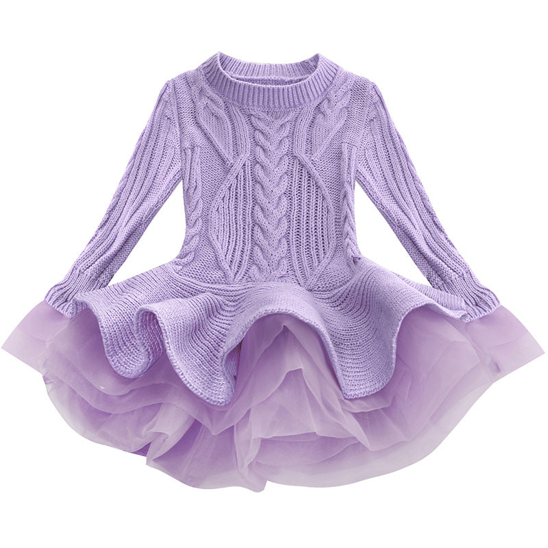 Elegante abitino caldo per bambina