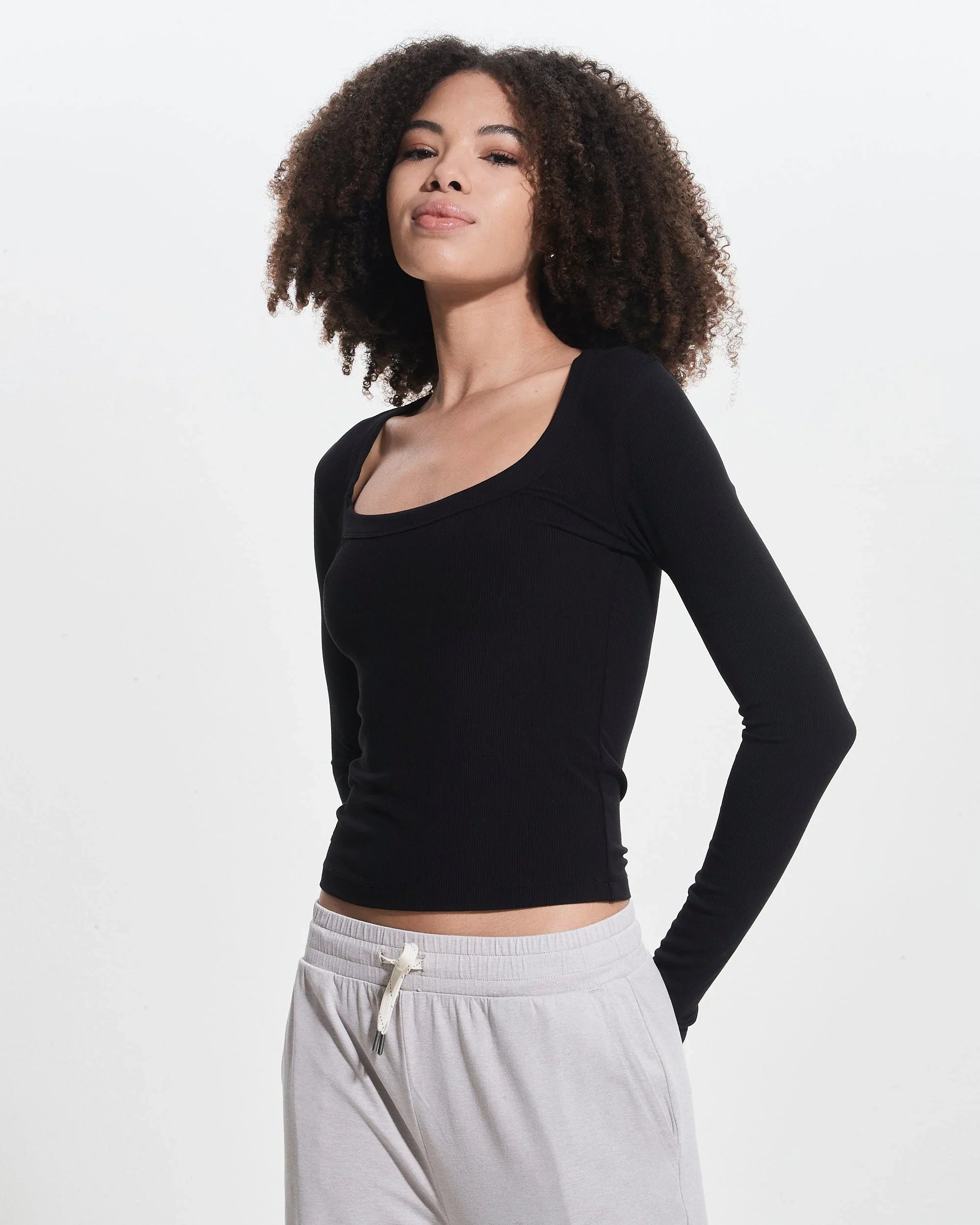 Long Sleeve Studio Rib Tee