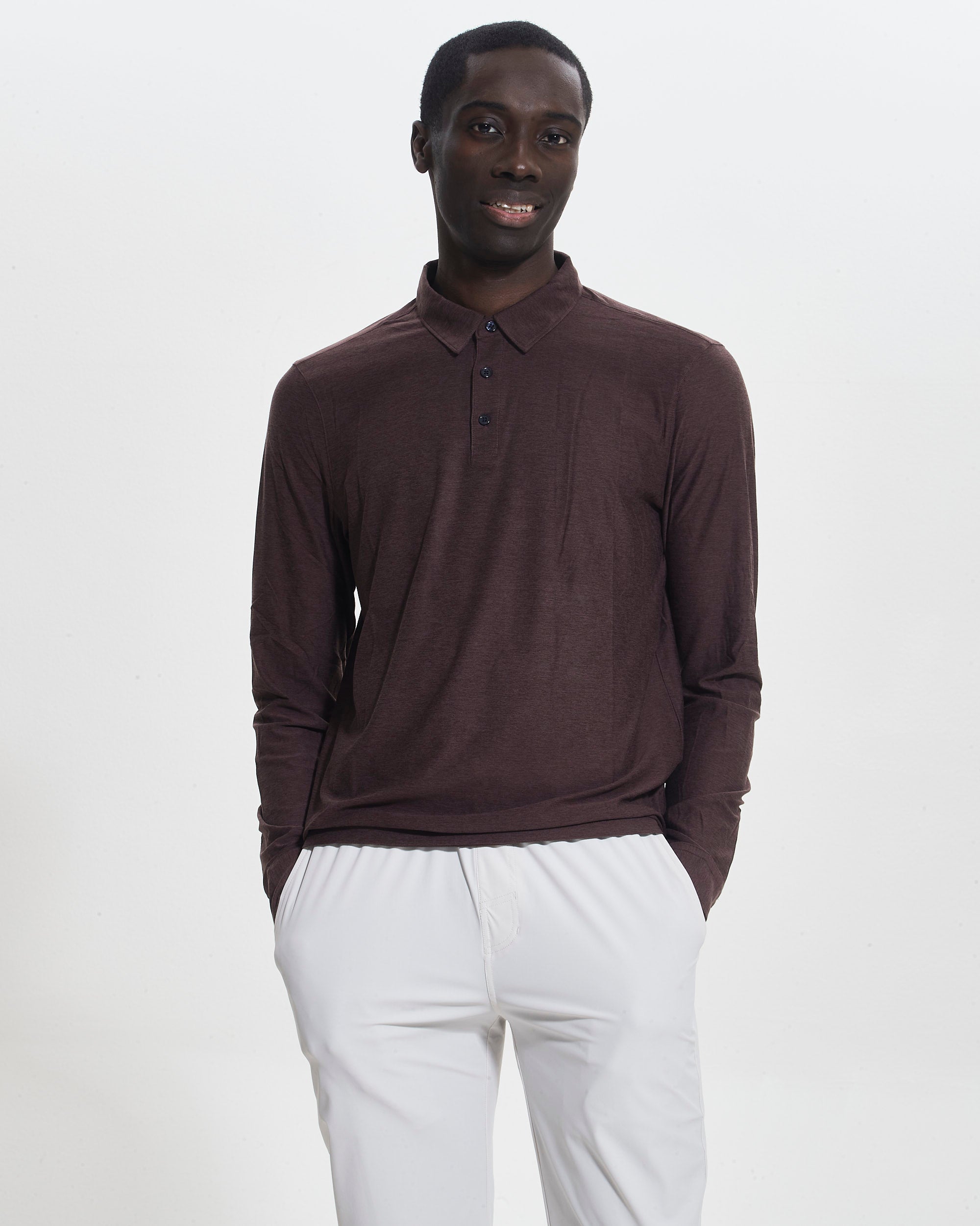AptySoft™ Long Sleeve Polo
