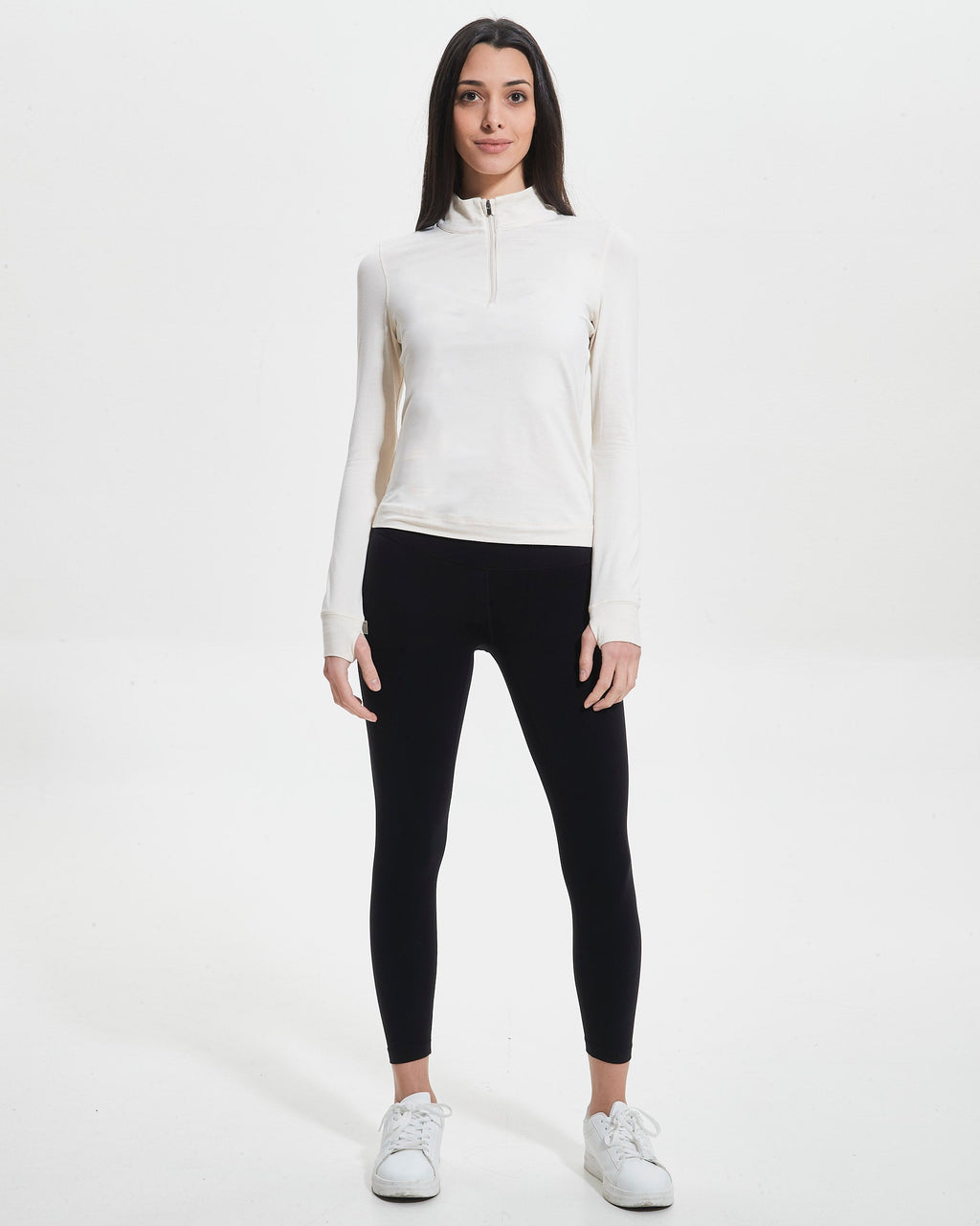 AptySoft™ Fitted Half Zip