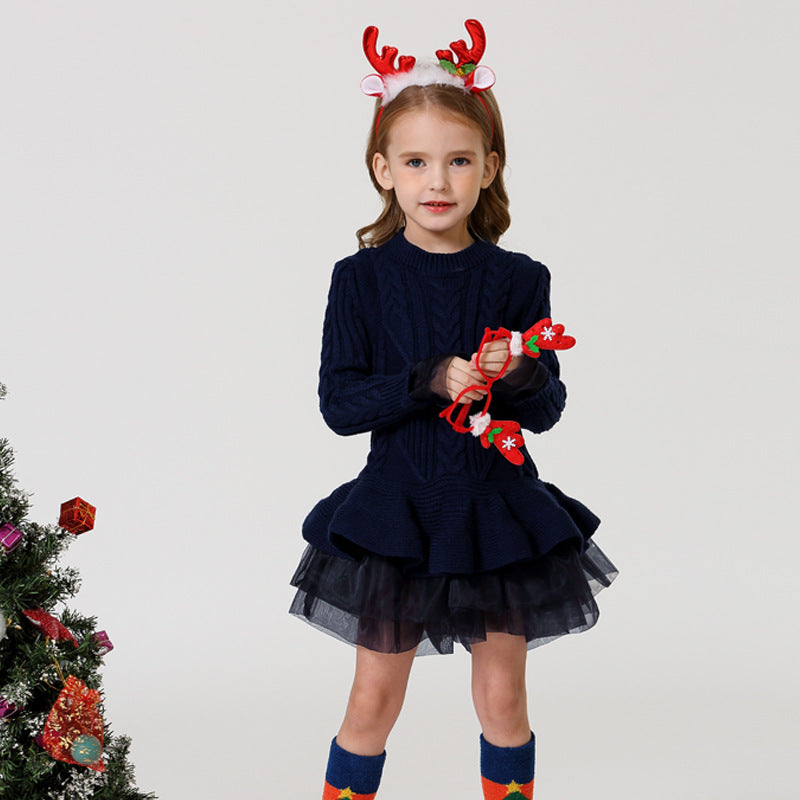 Elegante abitino caldo per bambina