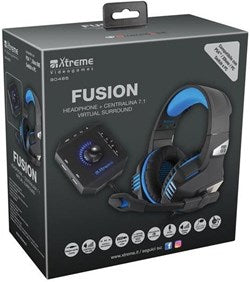 XTREME Cuffie gaming Fusion + Sound Box 7.1  Virtual Surround (Ps4/Pc)