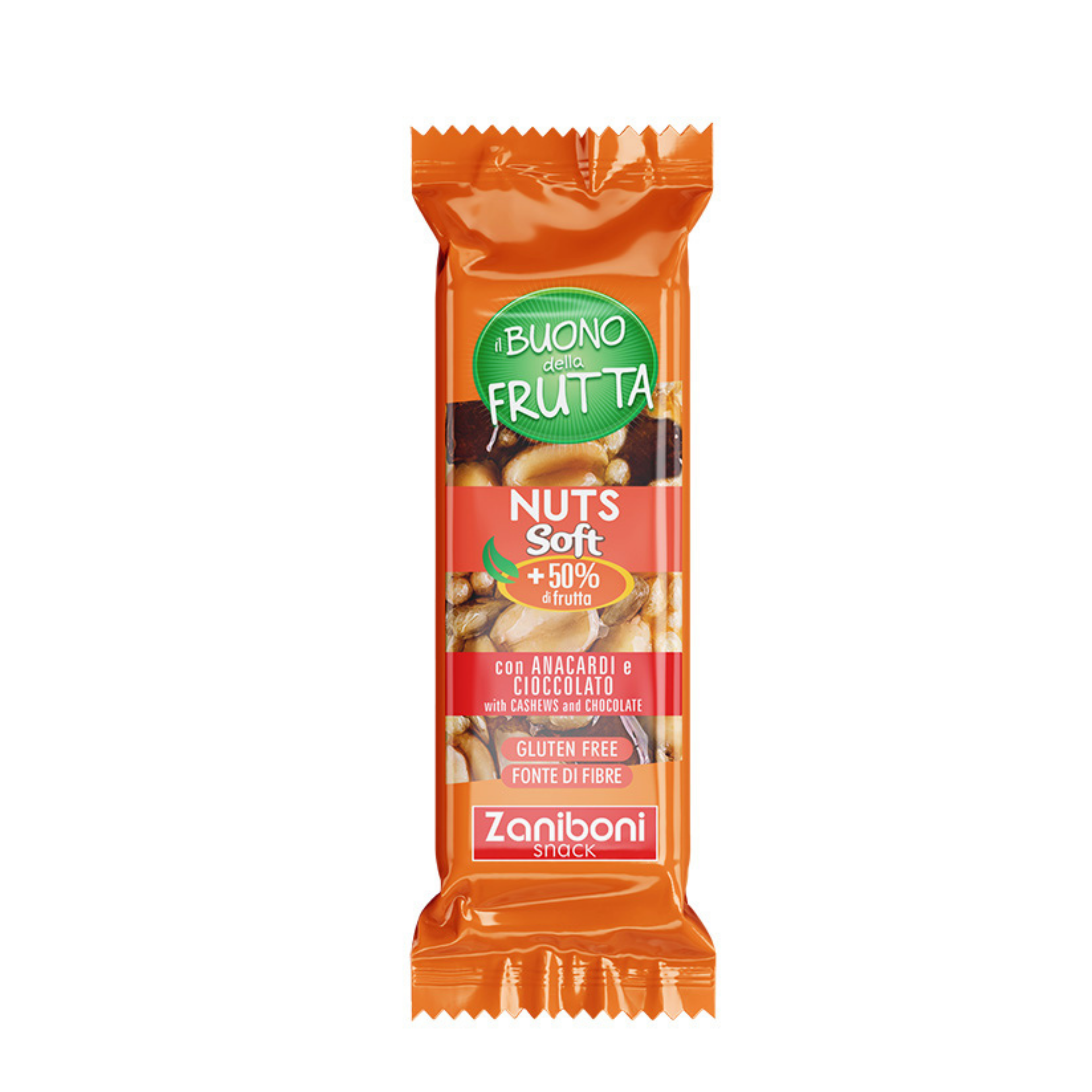 Nuts anacardi e cioccolato da 35g - Confezione da 20 pezzi
