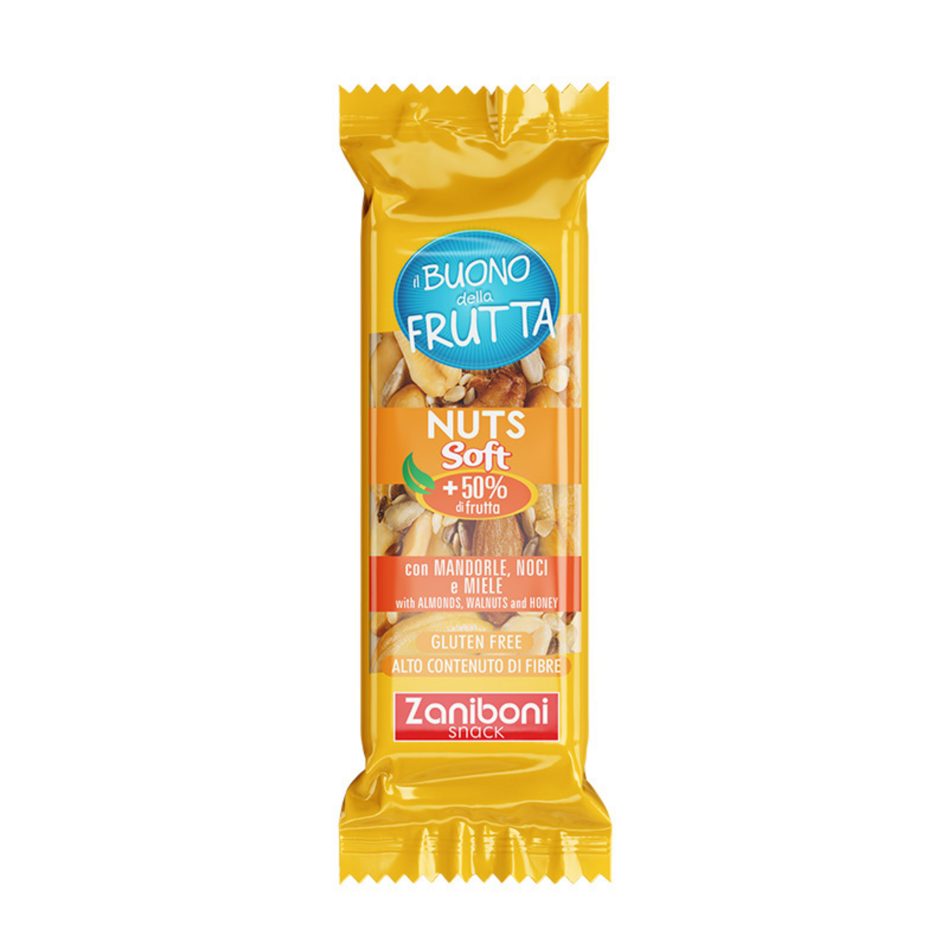 Nuts mandorle noci e miele da 35g - Confezione da 20 pezzi