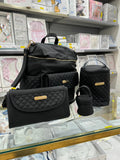 Nancy Baby - Borsa Set Nascita 5 Pezzi in Pelle