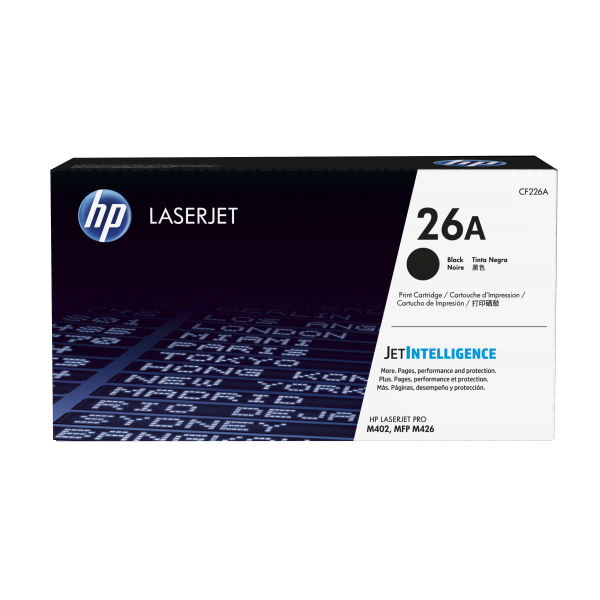 HP TONER NERO PER LJ M402N/M402D/M402DN MFP426DW/FDN/FDW, 26A TS [CF226A]
