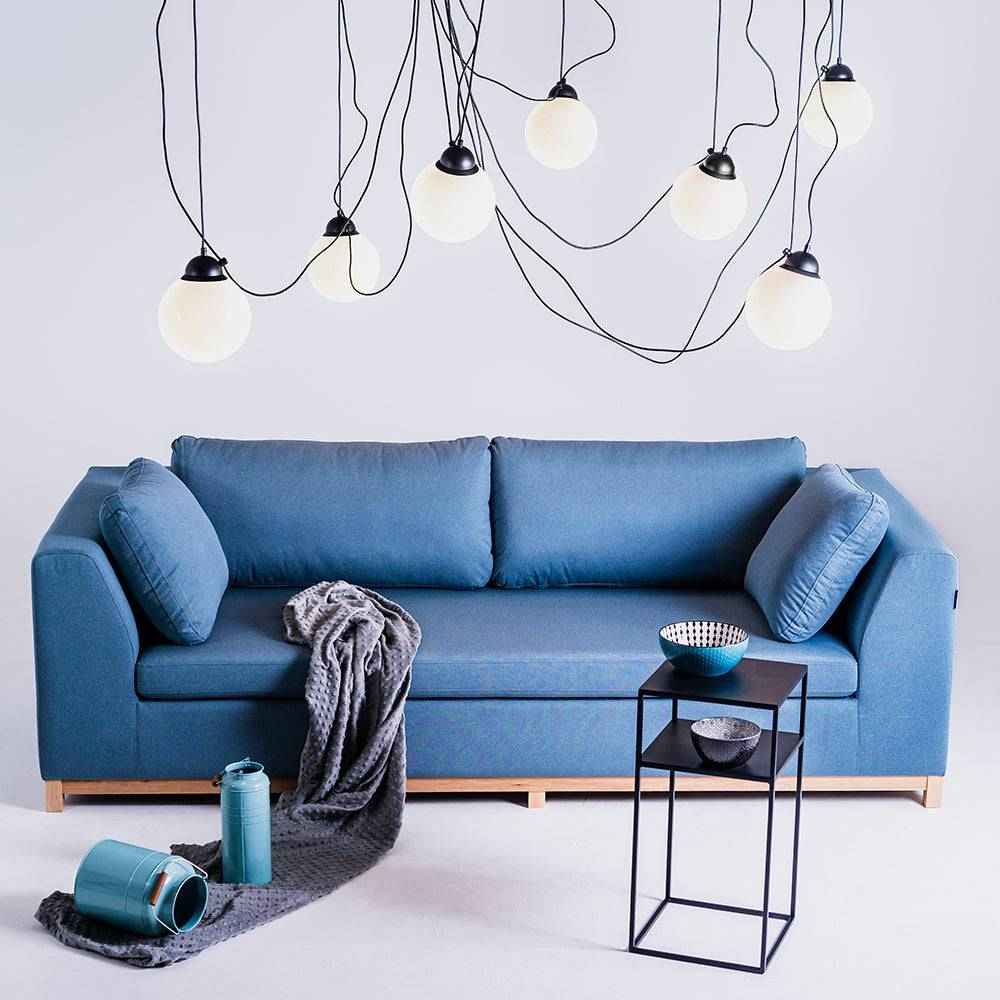 Lampada a sospensione POPO GLASS M 1 - nero