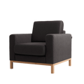 Poltrona SCANDIC Grigio Carbonio