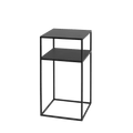 Tavolino Tensio 2 Floor Metal 30 - Nero
