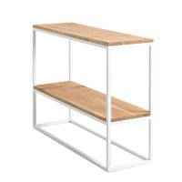 Rack JULITA METAL 75 doppio ripiano, bianco