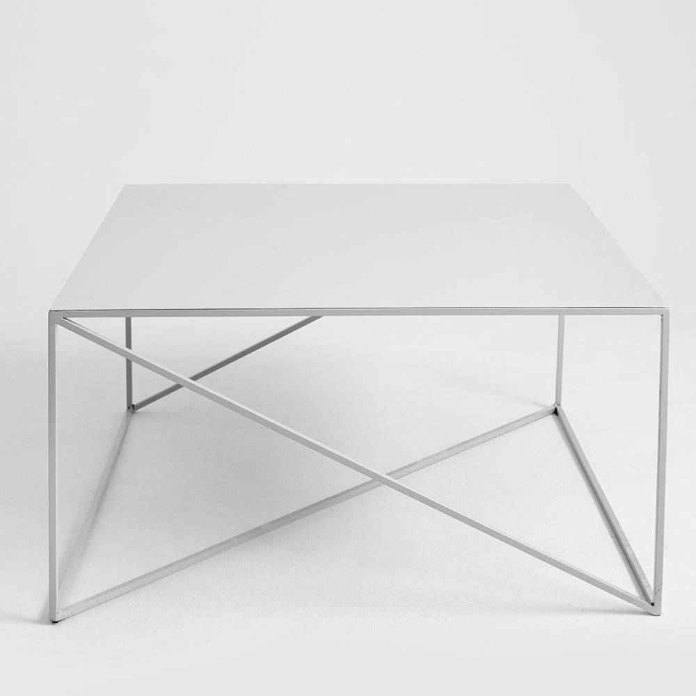 Tavolino MEMO METAL 80x80 grigio