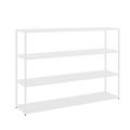 Libreria HYLLER METAL 150x110, bianco