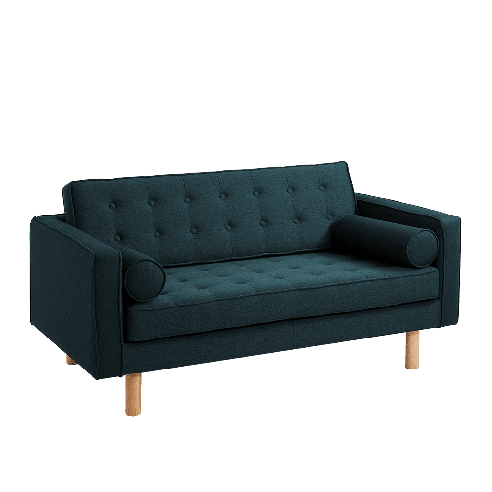 Divano Letto 2 Posti TOPIC WOOD, Deep Sea, Naturale