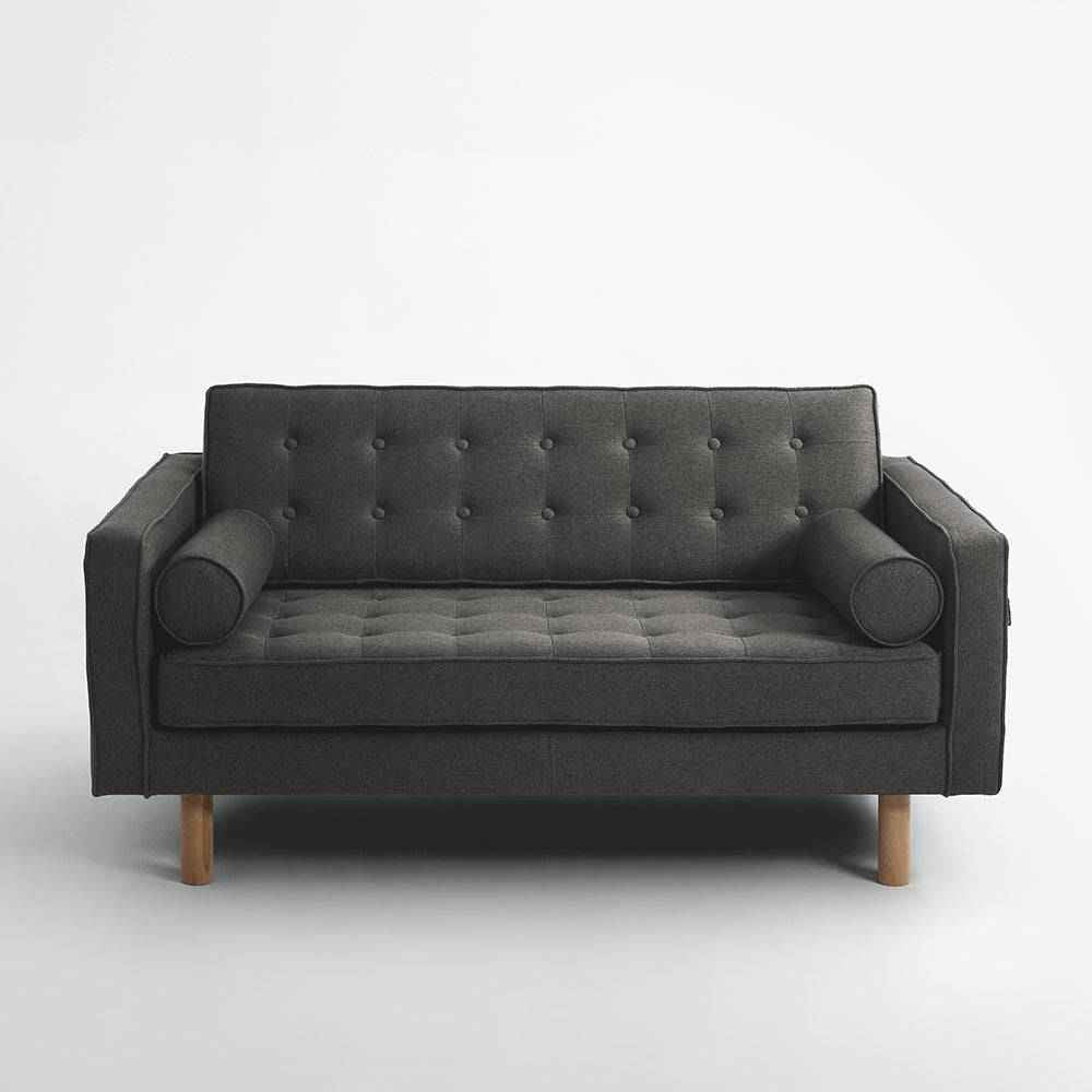 Divano 2 Posti TOPIC WOOD, Steel, Naturale
