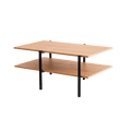 Tavolino RAVE BASIC 100x60 - quercia, nero