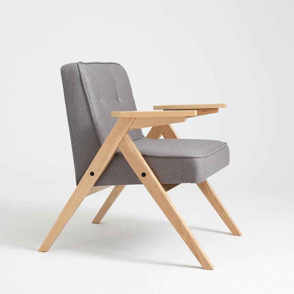 Poltrona VINC Steel, Naturale