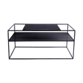 Tavolino MATRIX METAL 100x60 - nero