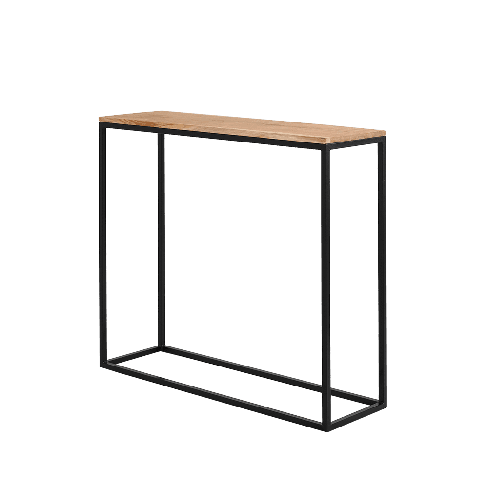 Credenza JULITA 92-1F, rovere, nero